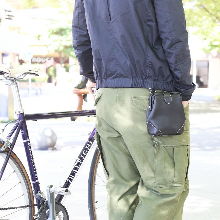 口枠ベルトポーチ｜PORCO ROSSO