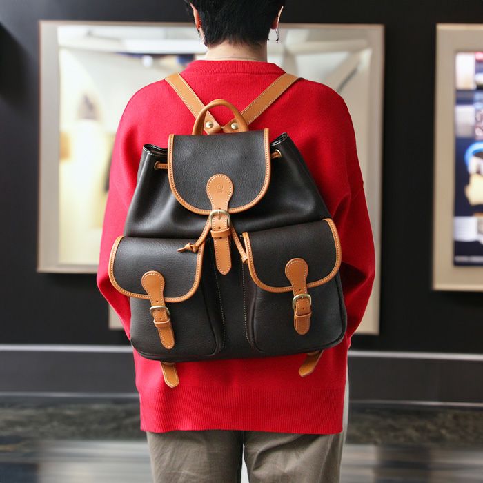 ダブルポケットリュックサックS｜PORCO ROSSO