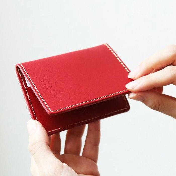 2つ折り免許証ケース[sokunou] ｜革鞄・革小物のPORCO ROSSO