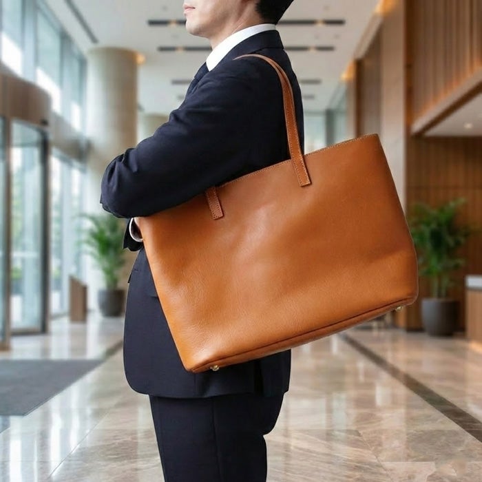 ホリゾンタルトートバッグL｜PORCO ROSSO