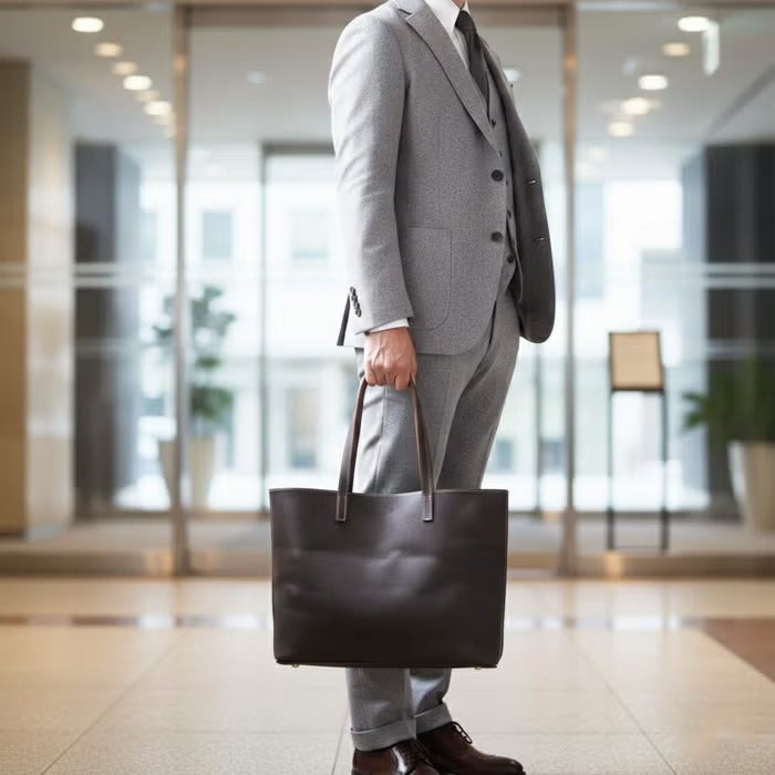 ホリゾンタルトートバッグL｜PORCO ROSSO