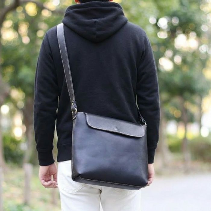 フラップスクエアショルダーバッグL ｜PORCO ROSSO