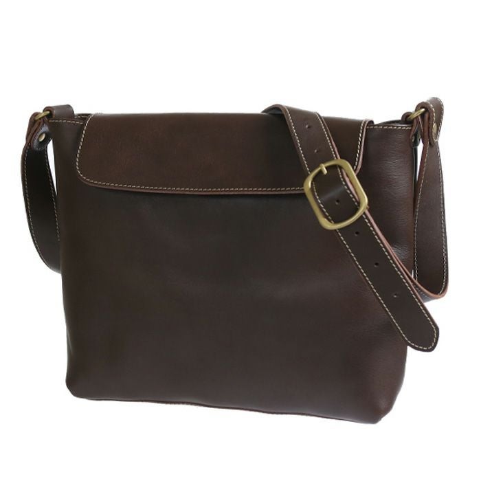 フラップスクエアショルダーバッグL ｜PORCO ROSSO