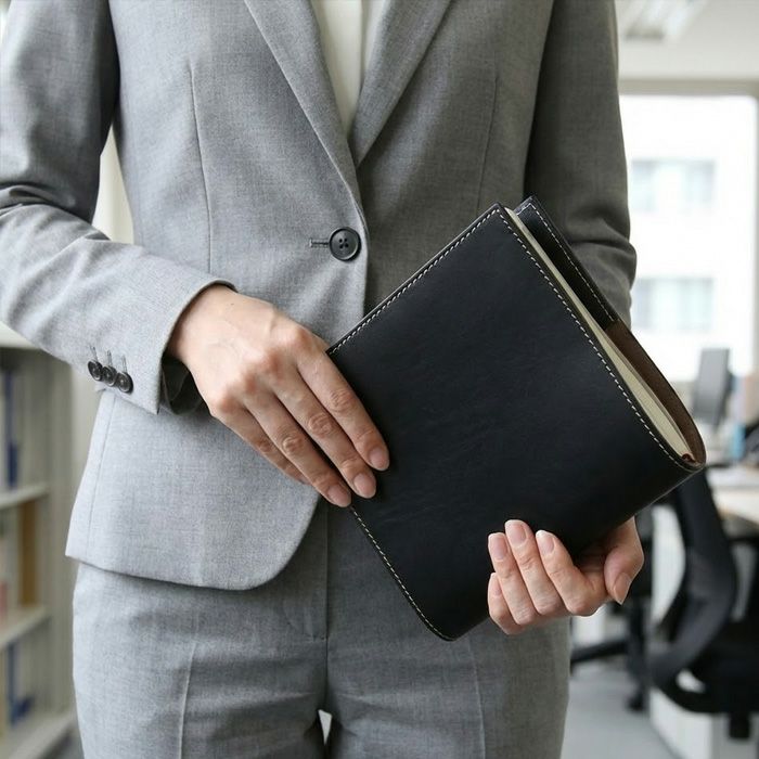 A5ノートカバー[nouki1] ｜革鞄・革小物のPORCO ROSSO（ポルコロッソ）