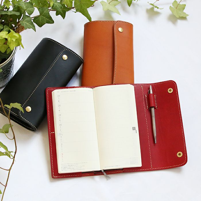 フラップ手帳weeksカバー【ほぼ日手帳対応サイズ】[nouki1] ｜革鞄・革