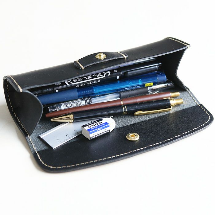 ティアドロップペンケース[sokunou] ｜革鞄・革小物のPORCO ROSSO