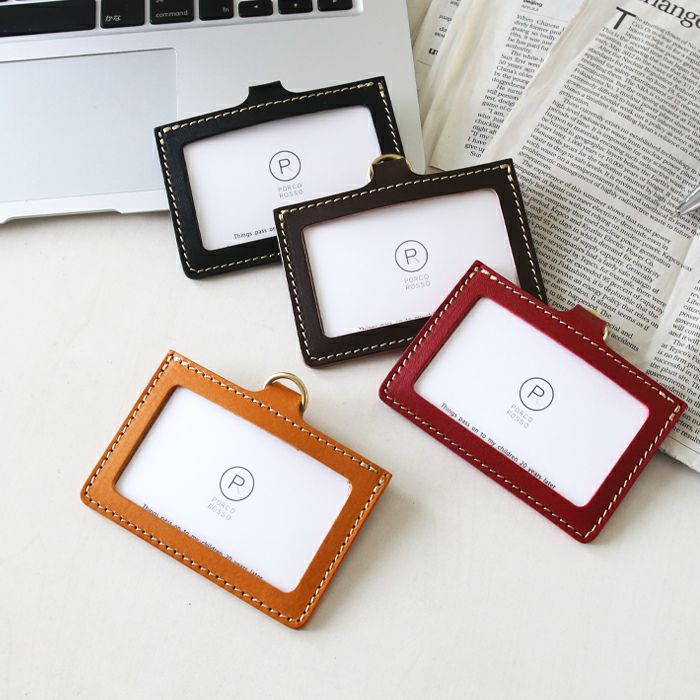 横型 IDホルダー[sokunou] ｜革鞄・革小物のPORCO ROSSO（ポルコロッソ）