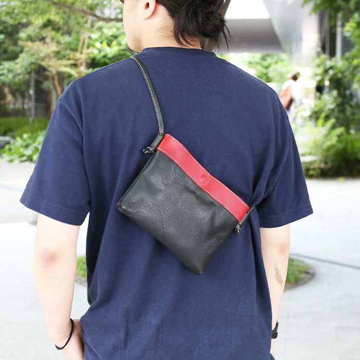 シンプルサコッシュ｜PORCO ROSSO
