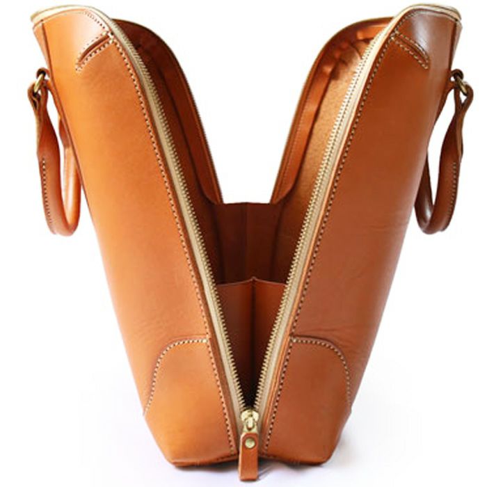 フルオープンブリーフケース｜PORCO ROSSO