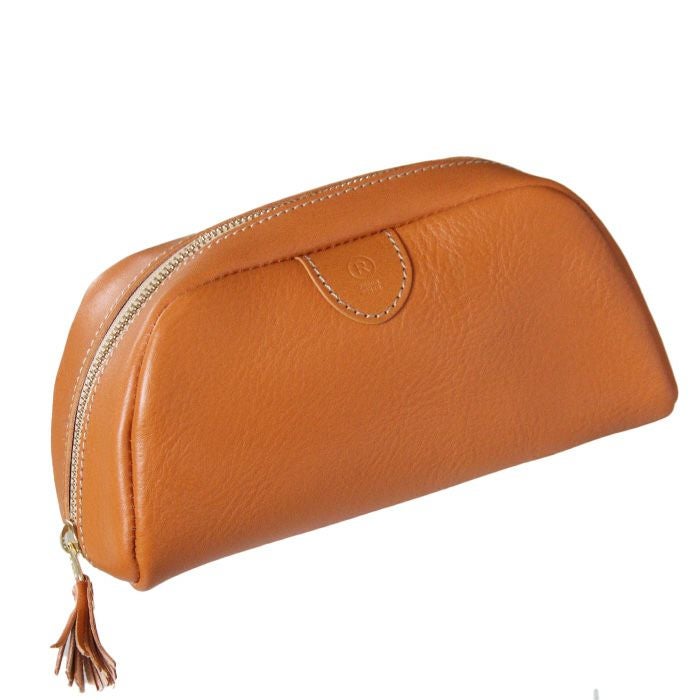 フルオープンZIPポーチ [sokunou] ｜革鞄・革小物のPORCO ROSSO