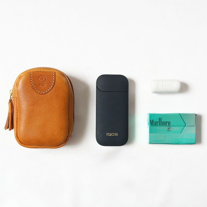 コンパクトZIPポーチ [sokunou] ｜革鞄・革小物のPORCO ROSSO