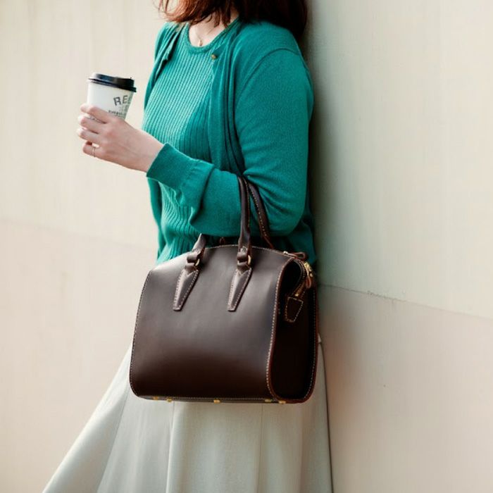 ラウンドZIPハンドバッグA5E｜PORCO ROSSO