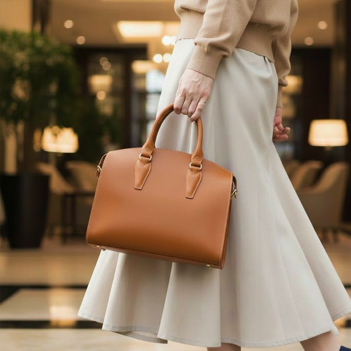 ラウンドZIPハンドバッグA5E｜PORCO ROSSO