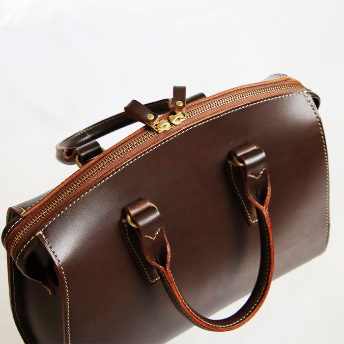 ラウンドZIPハンドバッグA5E｜PORCO ROSSO