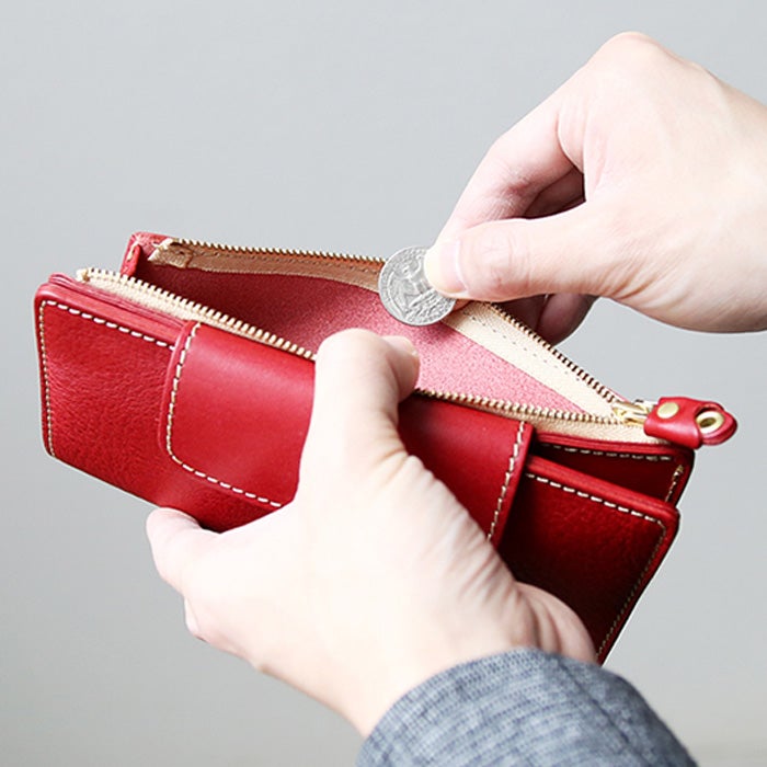 PORCO ROSSO／フラップ長財布