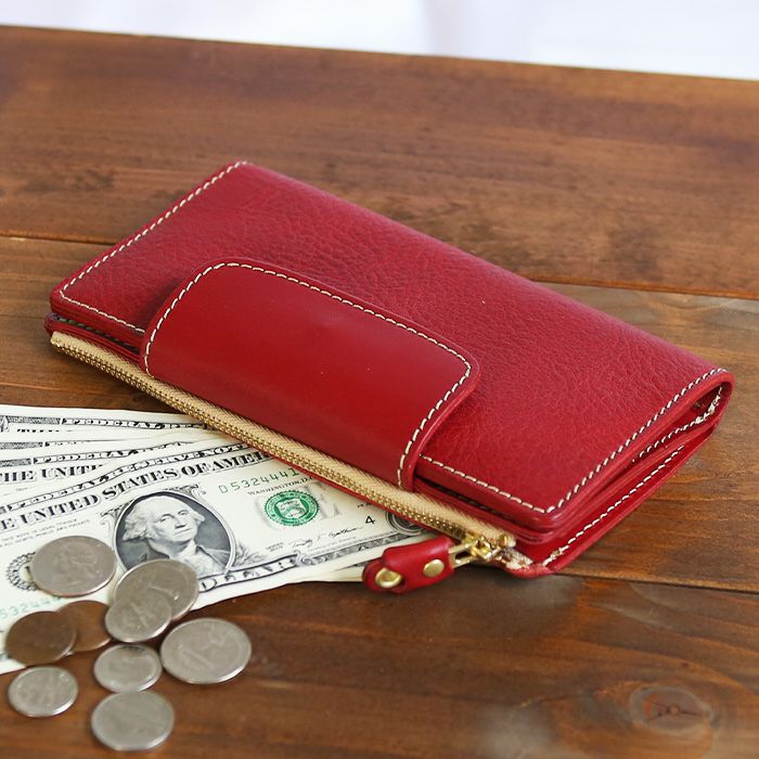 フラップ長財布[sokunou] ｜革鞄・革小物のPORCO ROSSO（ポルコロッソ）