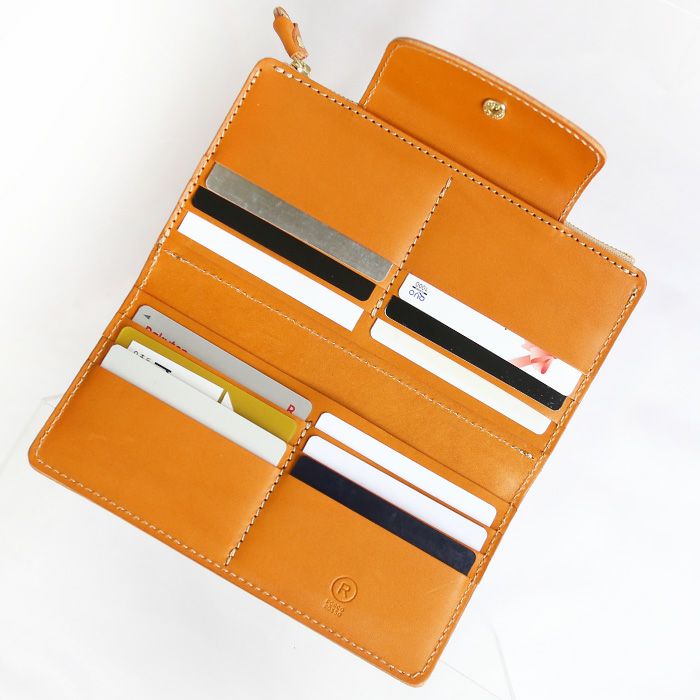 フラップ長財布[sokunou] ｜革鞄・革小物のPORCO ROSSO（ポルコロッソ）