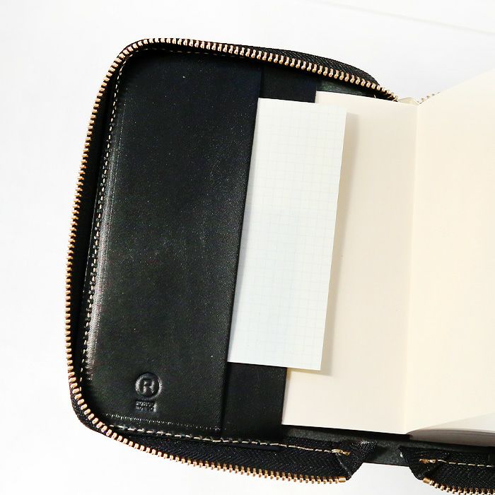 ラウンドZIP手帳カバーS【A6・文庫本・ほぼ日手帳対応サイズ】[nouki3