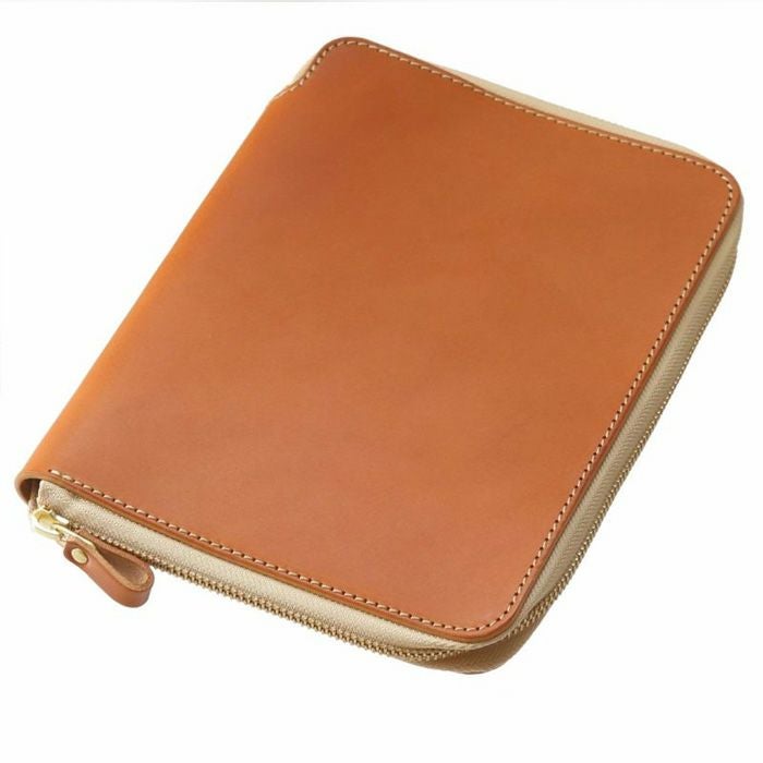 ラウンドZIP手帳カバーM【A5・ほぼ日手帳対応サイズ】[nouki3] ｜革鞄