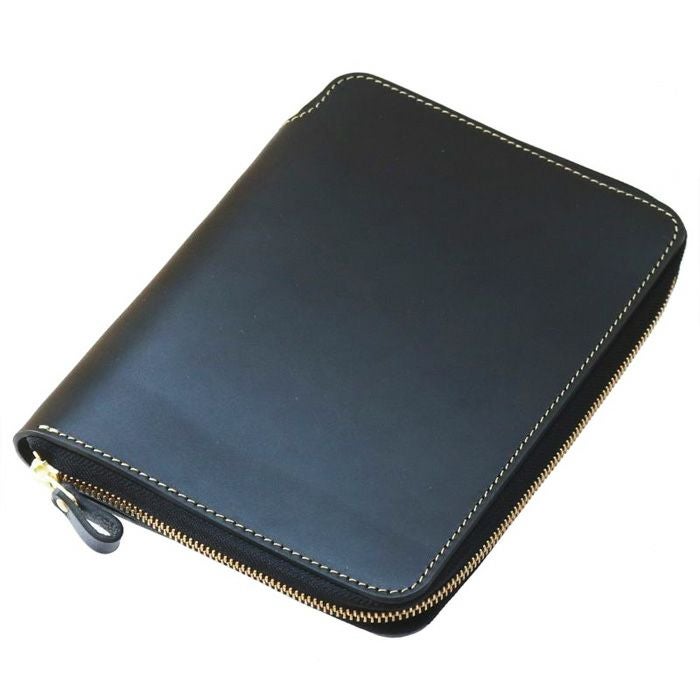 ラウンドZIP手帳カバーM【A5・ほぼ日手帳対応サイズ】[nouki3] ｜革鞄