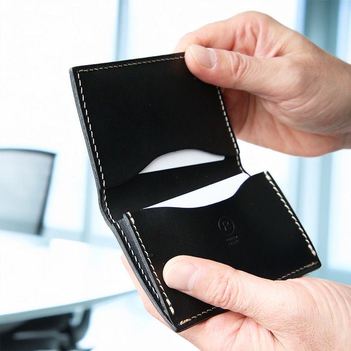 薄マチ名刺入れ[sokunou] ｜革鞄・革小物のPORCO ROSSO（ポルコロッソ）