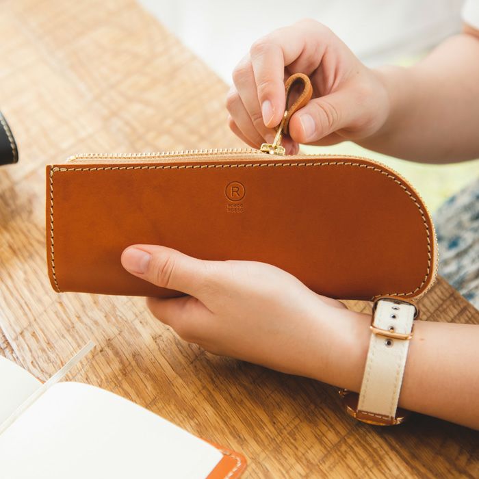 L字ペンケース[sokunou] ｜革鞄・革小物のPORCO ROSSO（ポルコロッソ）