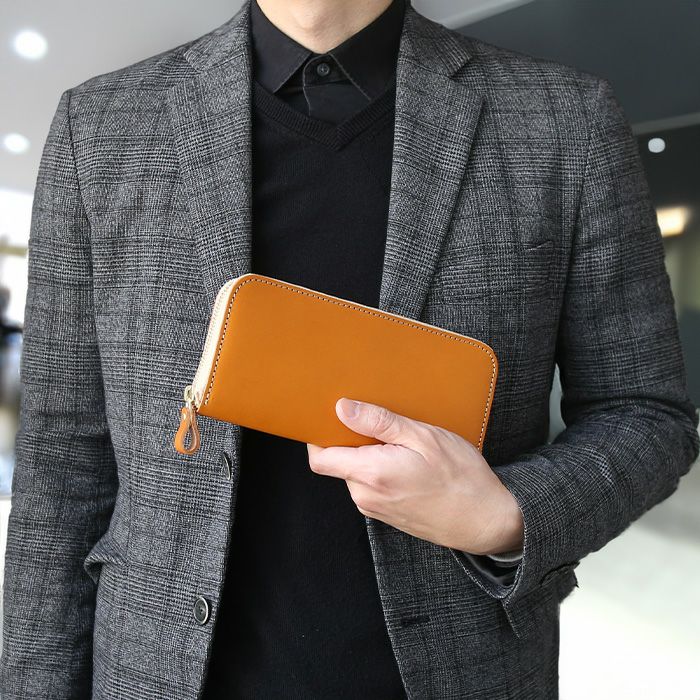 ラウンドZIP長財布[sokunou] ｜革鞄・革小物のPORCO ROSSO（ポルコロッソ）