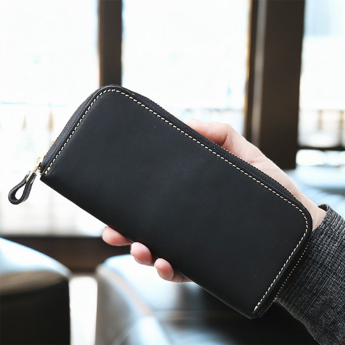 ラウンドZIP長財布[sokunou] ｜革鞄・革小物のPORCO ROSSO（ポルコロッソ）