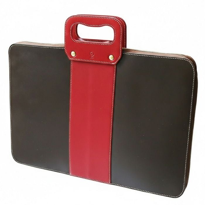 バッグ syrinx TSUTSUMU A3 Document Case 一枚革で包むドキュメントケース Tsutsumu® A3 - Liscio-| 色艶深まる