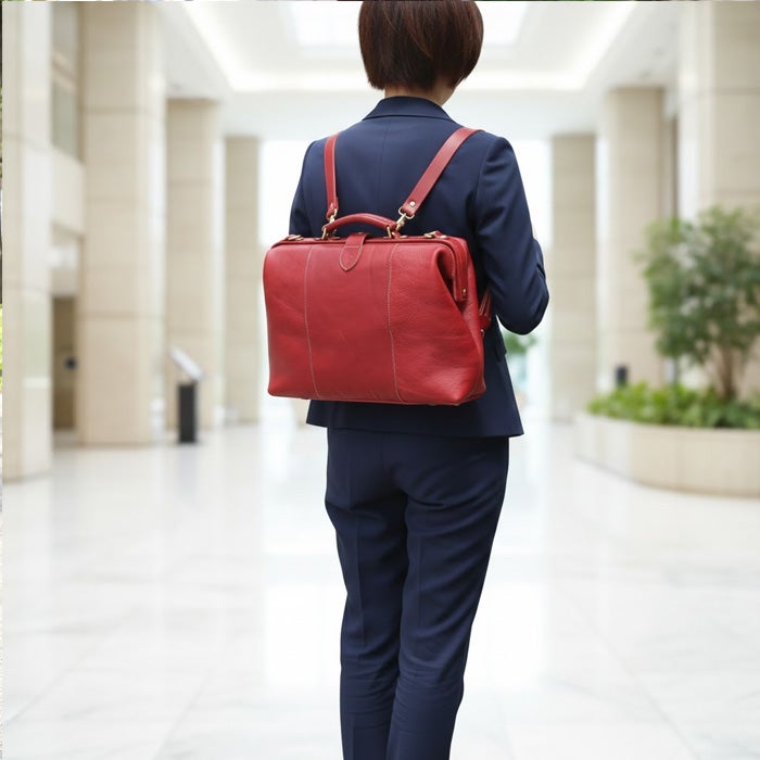 3WAYシンプルソフトダレスバッグA4E リュックタイプ｜革鞄・革小物の