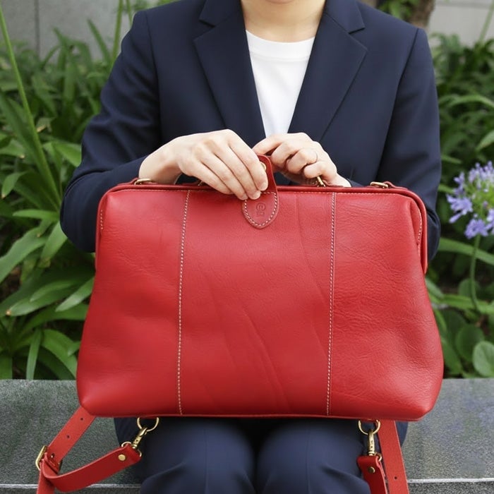 3WAYシンプルソフトダレスバッグA4E リュックタイプ｜革鞄・革小物の