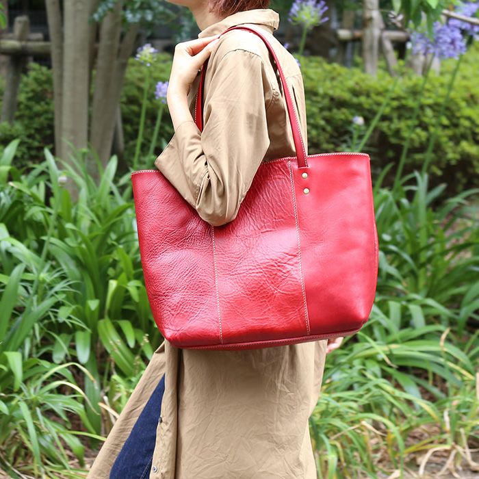 シンプルトートバッグ｜革鞄・革小物のPORCO ROSSO（ポルコロッソ）