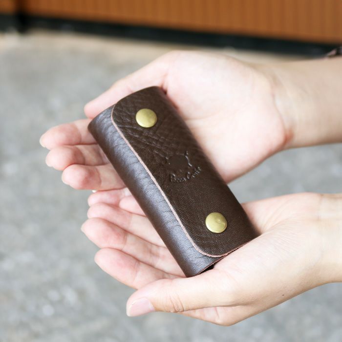 ダブルホックキーケース｜革鞄と革小物のPORCO ROSSO（ポルコロッソ）