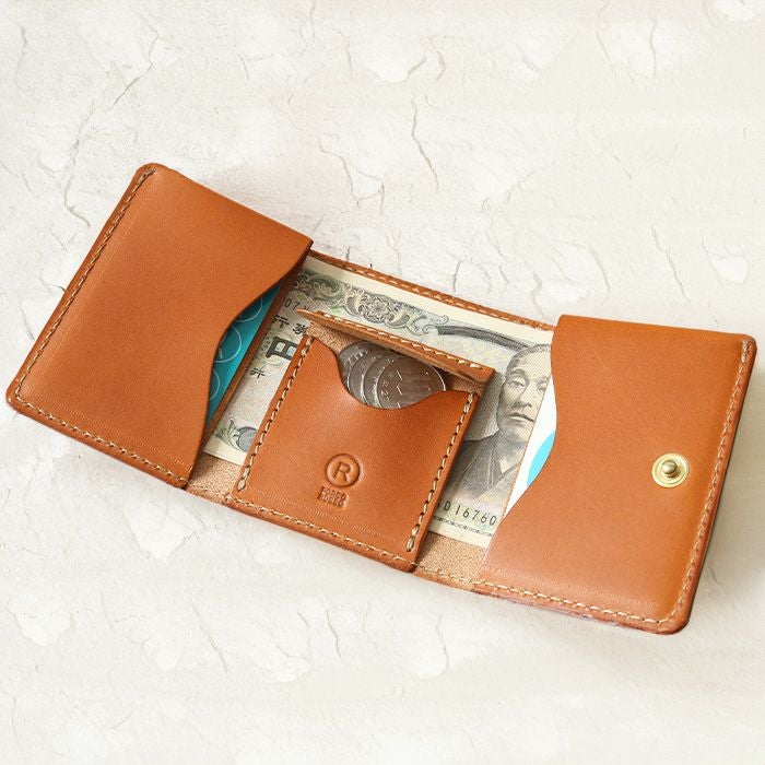 3つ折りニューウォレット[sokunou] ｜革鞄・革小物のPORCO ROSSO