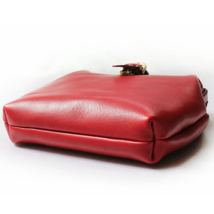 口枠ショルダーバッグ 薄マチタイプ｜PORCO ROSSO