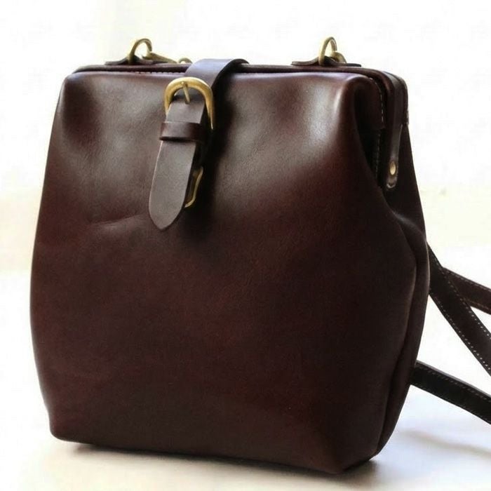 口枠ショルダーバッグ 薄マチタイプ｜PORCO ROSSO