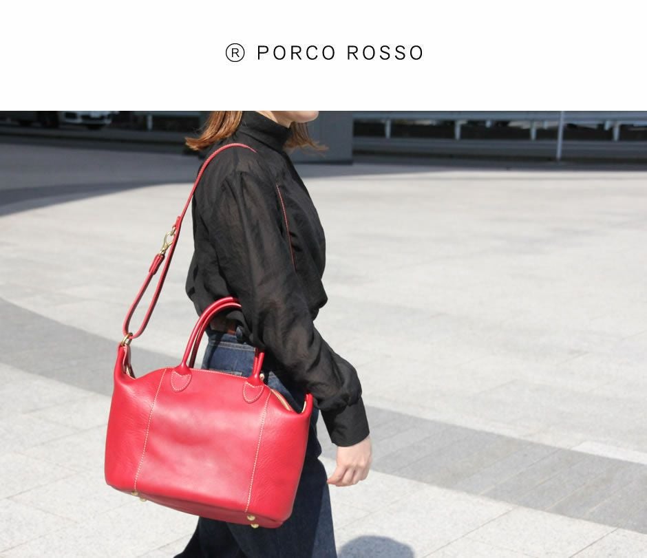 2wayミニボストンバッグ｜PORCO ROSSO
