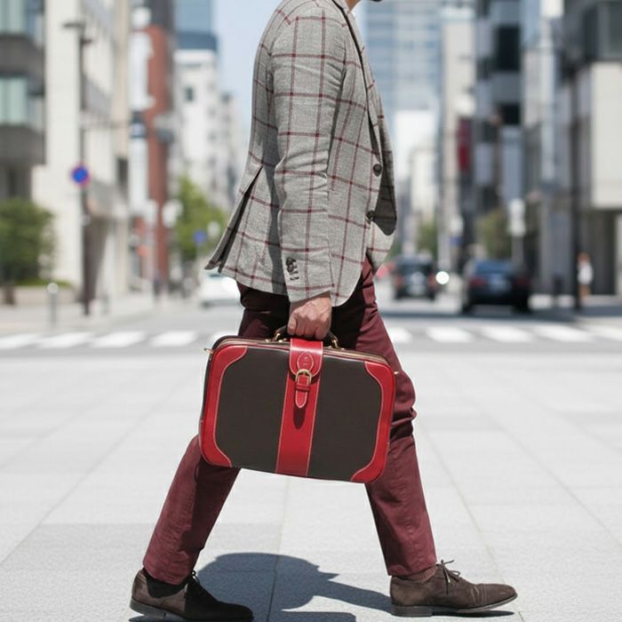 トランク型 ブリーフケースA4E｜PORCO ROSSO