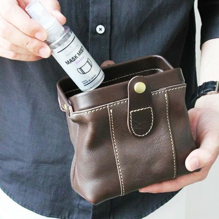 がま口ポーチ｜革鞄・革小物のPORCO ROSSO（ポルコロッソ）