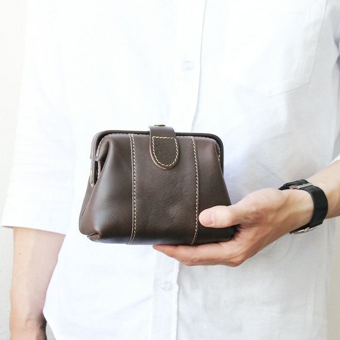 がま口ポーチ｜革鞄・革小物のPORCO ROSSO（ポルコロッソ）