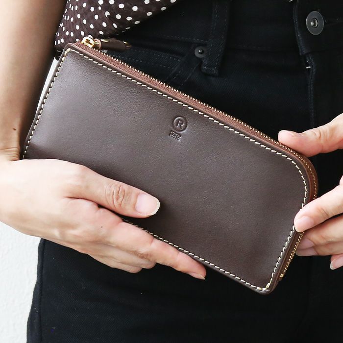 薄マチL字ZIP長財布[sokunou] ｜革鞄・革小物のPORCO ROSSO