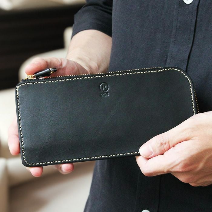 薄マチL字ZIP長財布[sokunou] ｜革鞄・革小物のPORCO ROSSO