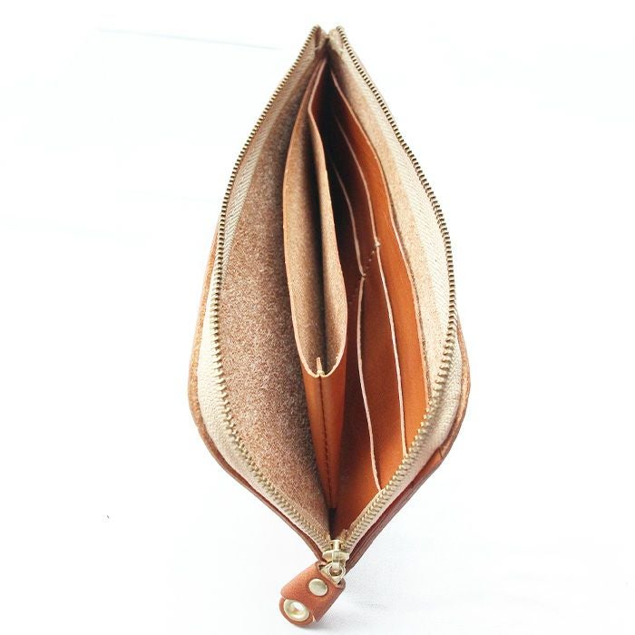 薄マチL字ZIP長財布[sokunou] ｜革鞄・革小物のPORCO ROSSO