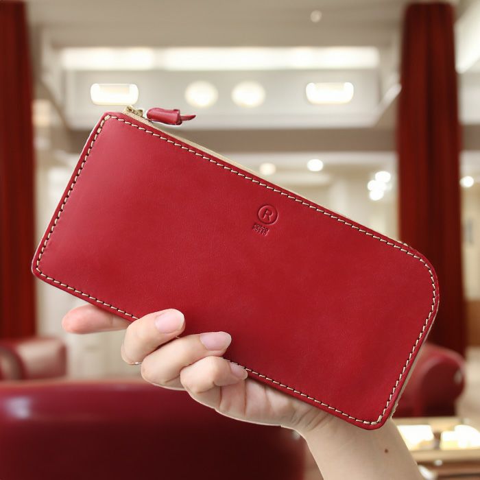 薄マチL字ZIP長財布[sokunou] ｜革鞄・革小物のPORCO ROSSO