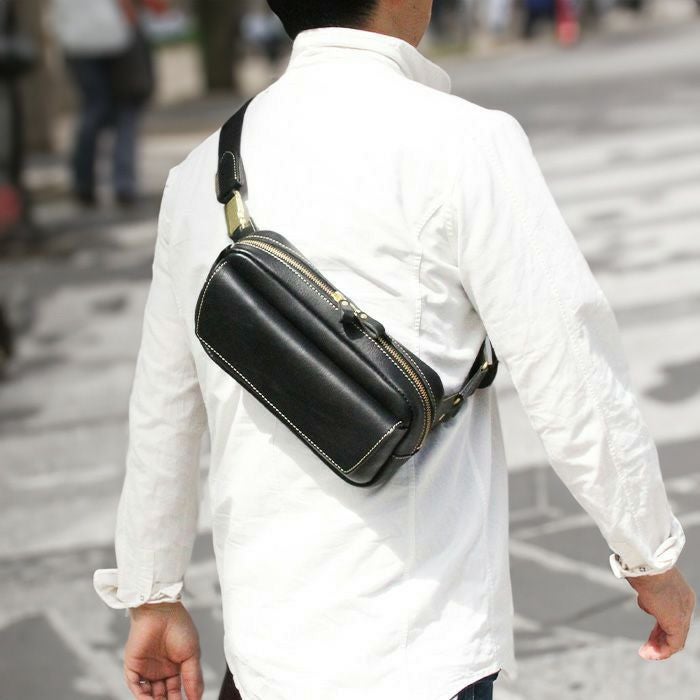 フラップソフトボディバッグ｜革鞄・革小物のPORCO ROSSO（ポルコロッソ ）