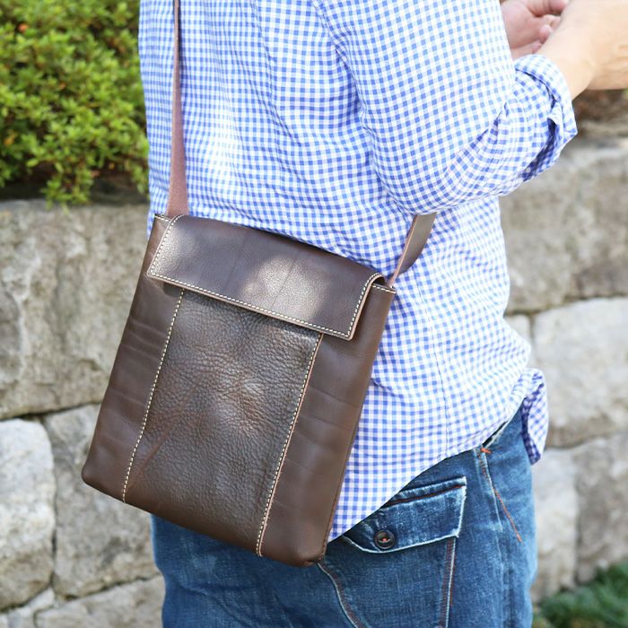 クラフトシリーズ 縦型ショルダーバッグ [nouki1] ｜革鞄・革小物の