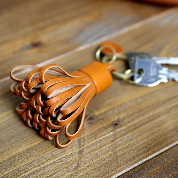 ビッグタッセルキーリング｜革鞄と革小物のPORCO ROSSO（ポルコロッソ）