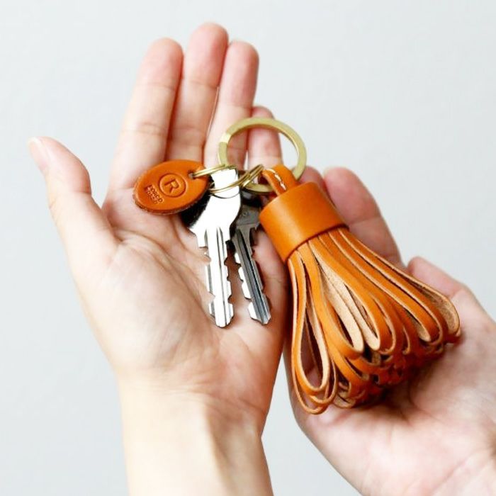 ビッグタッセルキーリング｜革鞄と革小物のPORCO ROSSO（ポルコロッソ）