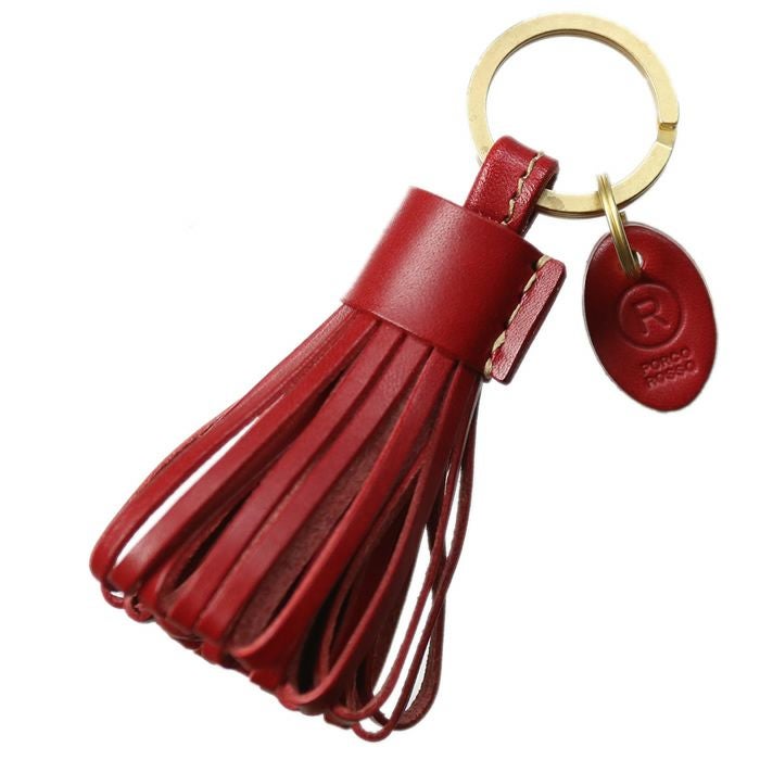 ビッグタッセルキーリング｜革鞄と革小物のPORCO ROSSO（ポルコロッソ）