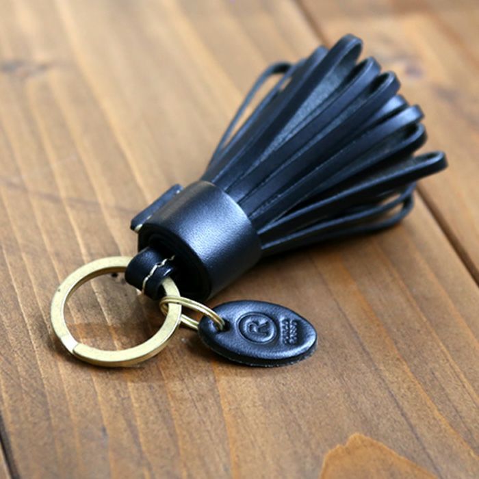 ビッグタッセルキーリング｜革鞄と革小物のPORCO ROSSO（ポルコロッソ）